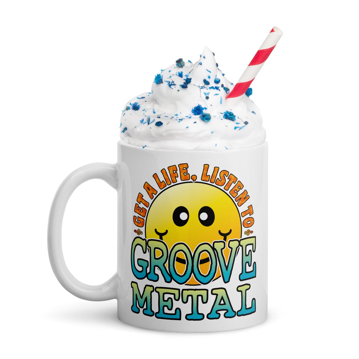 Groove Metal Ceramic Mug
