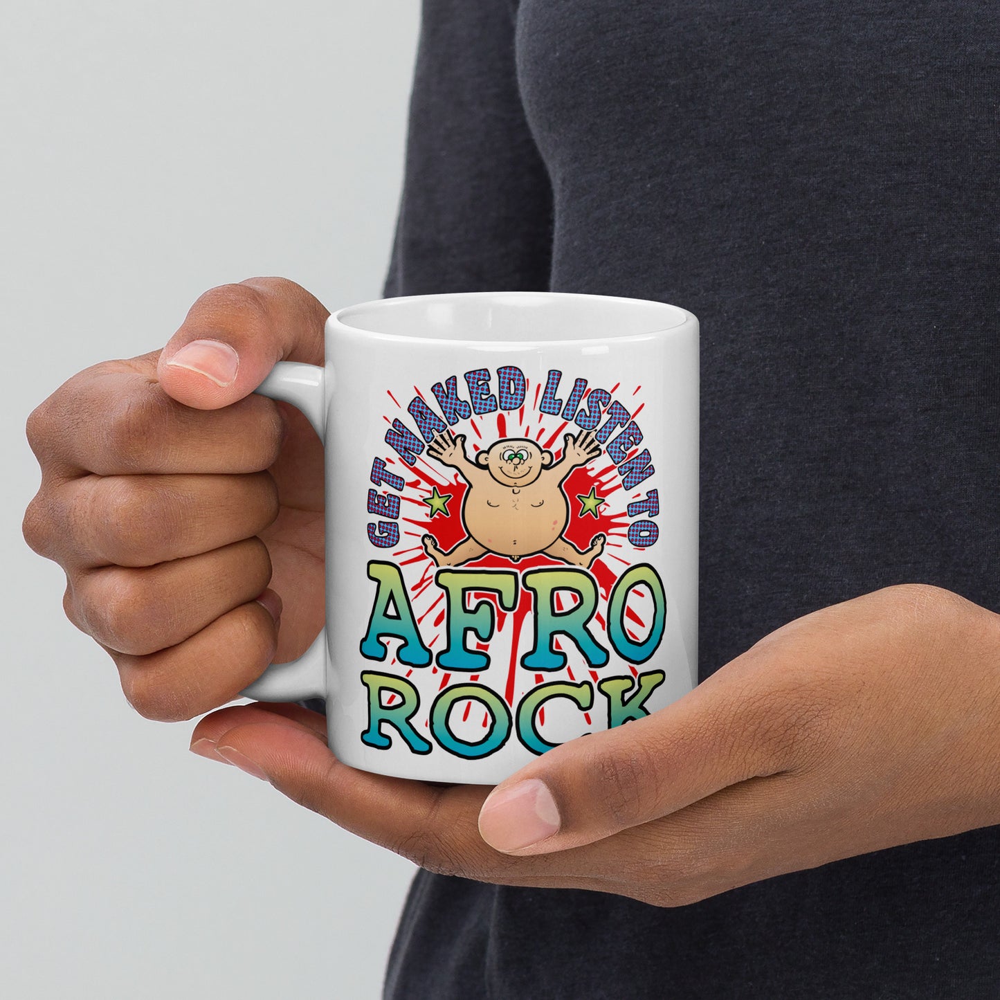Afro Rock Ceramic Mug