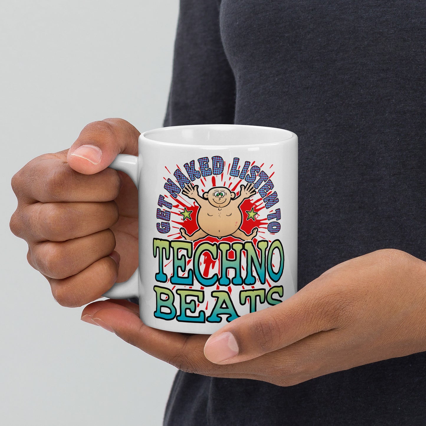 Techno Beats Ceramic Mug