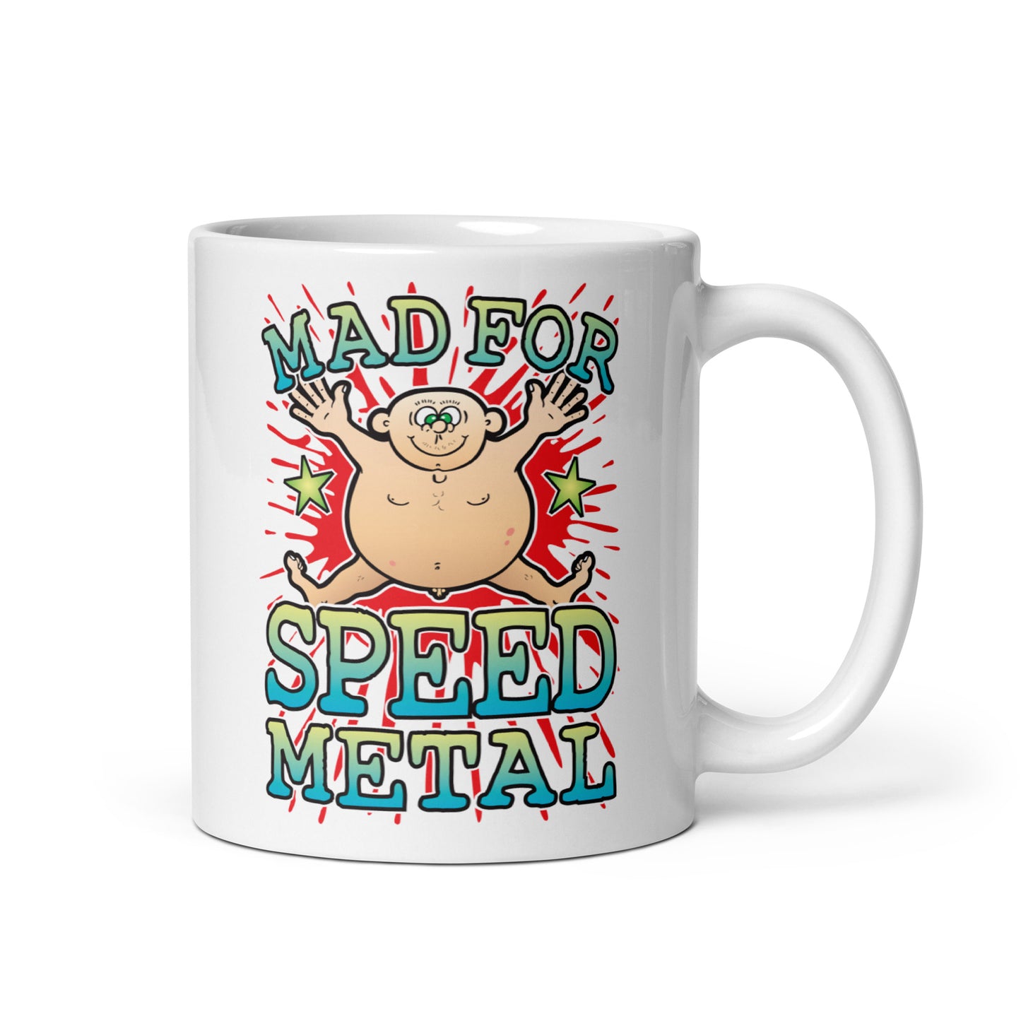 Mad For Speed Metal Mug