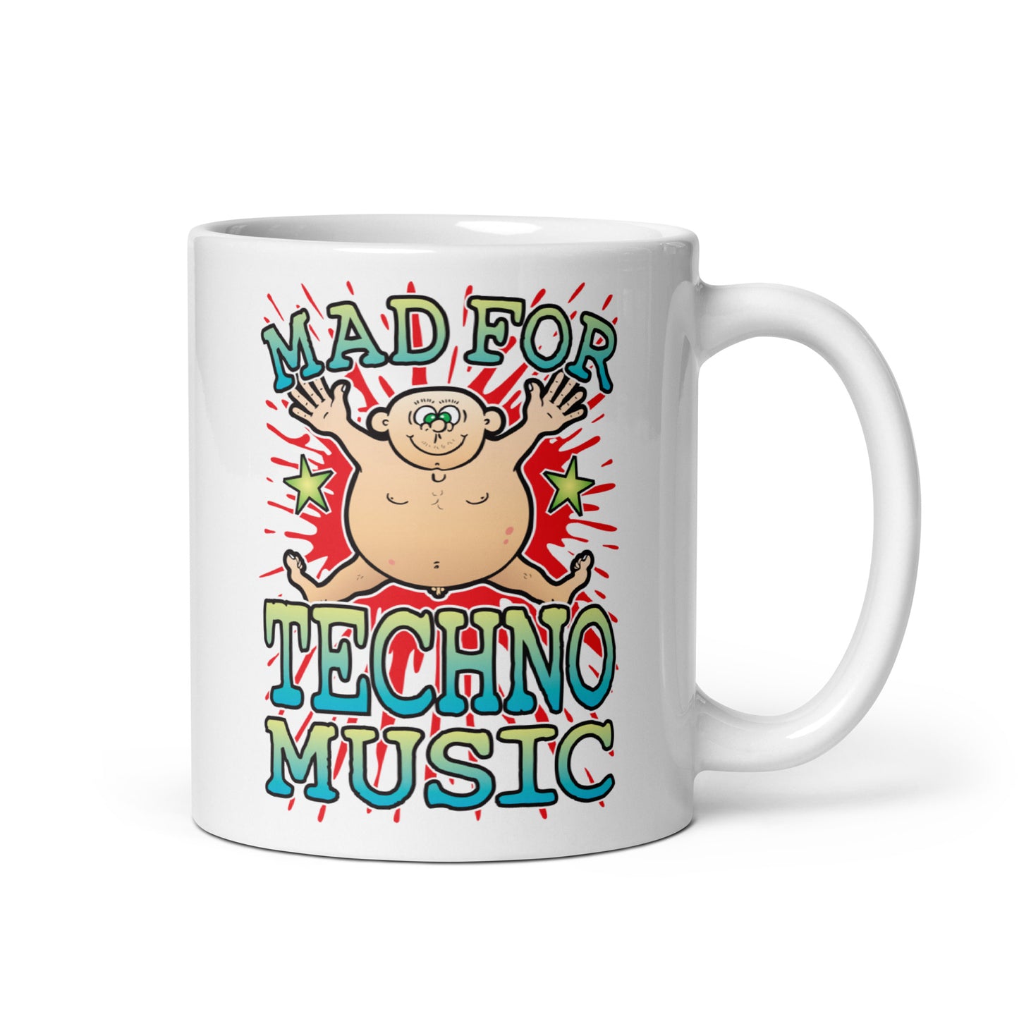 Mad For Techno Music Mug