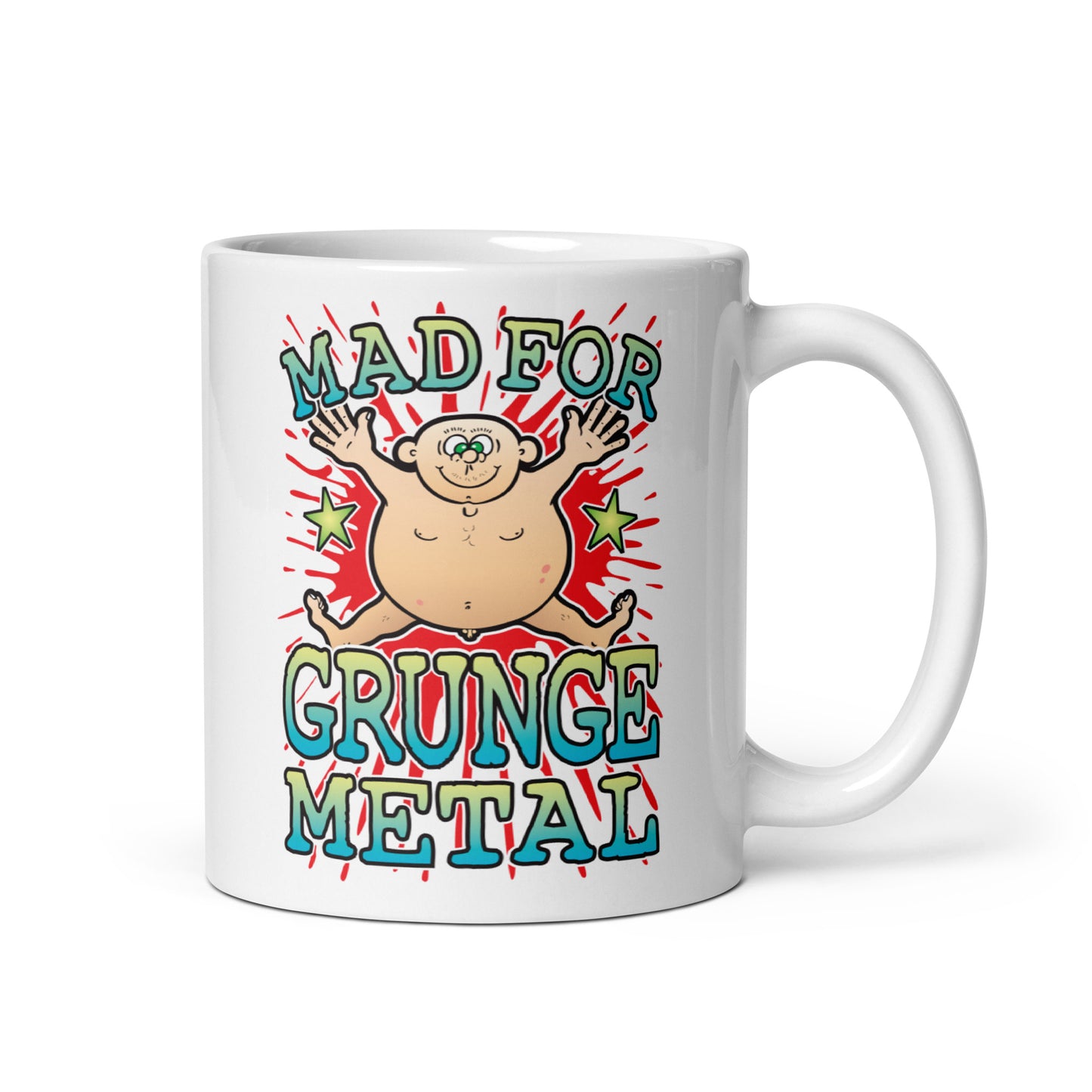 Mad For Grunge Metal Mug