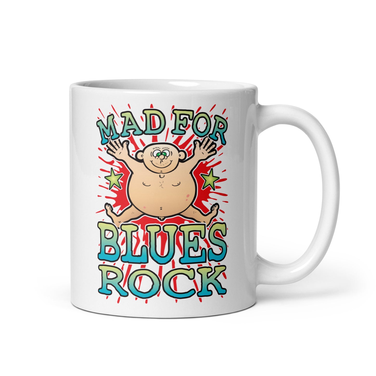 Mad For Blues Rock Mug
