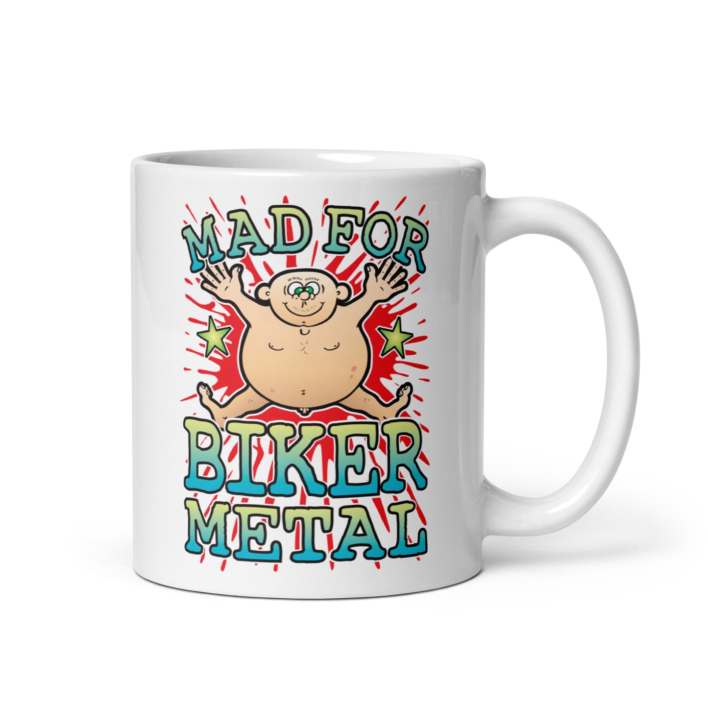 Mad For Biker Metal Mug