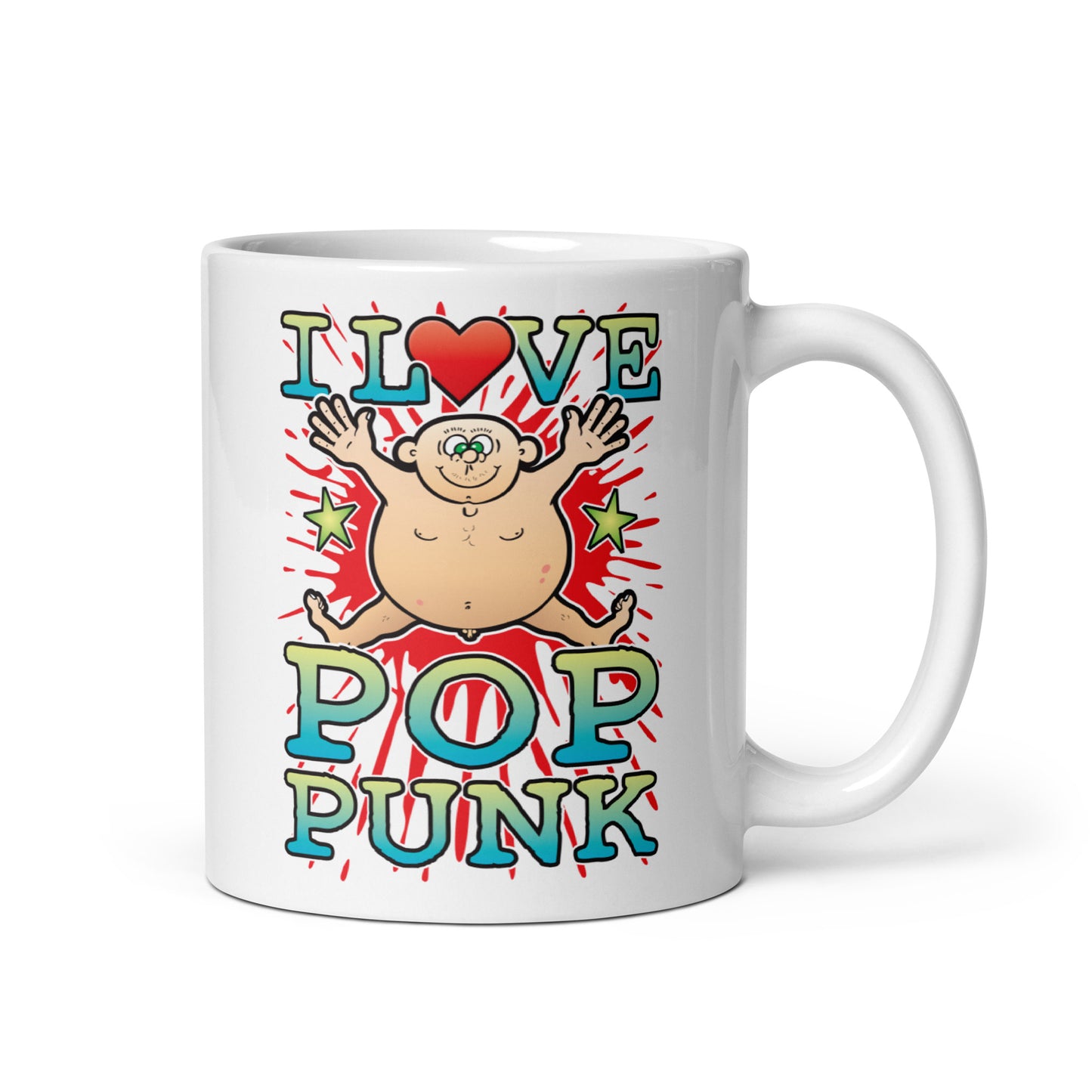I Love Pop Punk Ceramic Mug