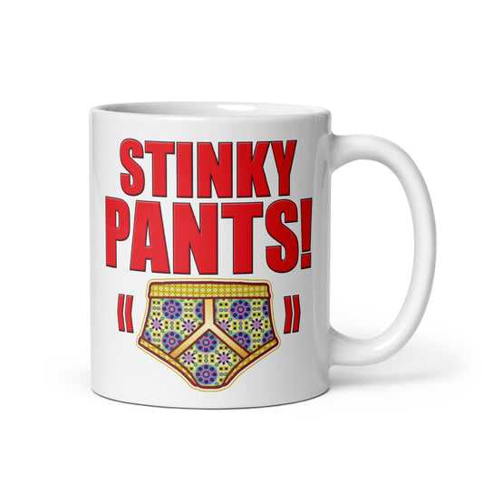 Stinky Pants Funny Slogan Ceramic 11oz Mug