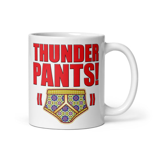Thunder Pants Funny Slogan Ceramic 11oz Mug