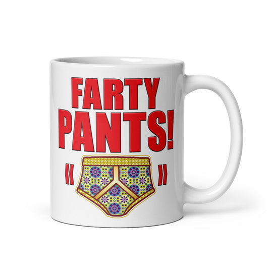 Farty Pants Funny Slogan Ceramic 11oz Mug