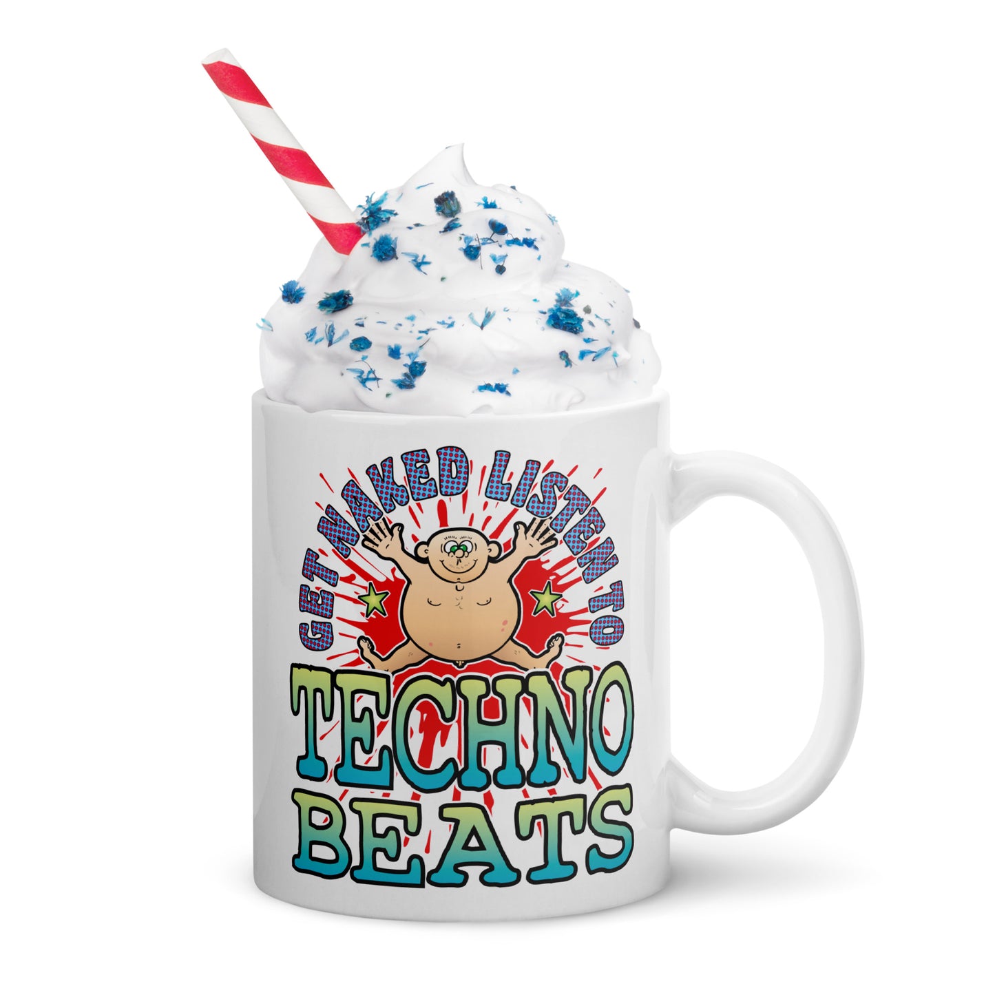 Techno Beats Ceramic Mug