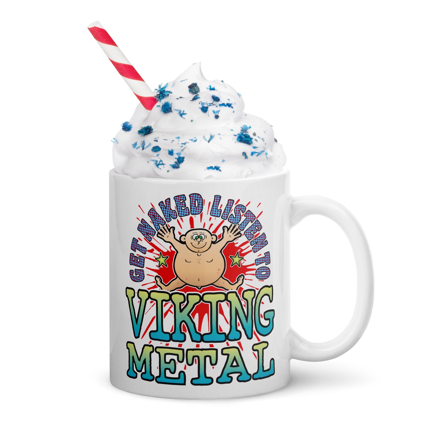 Viking Metal Ceramic Mug