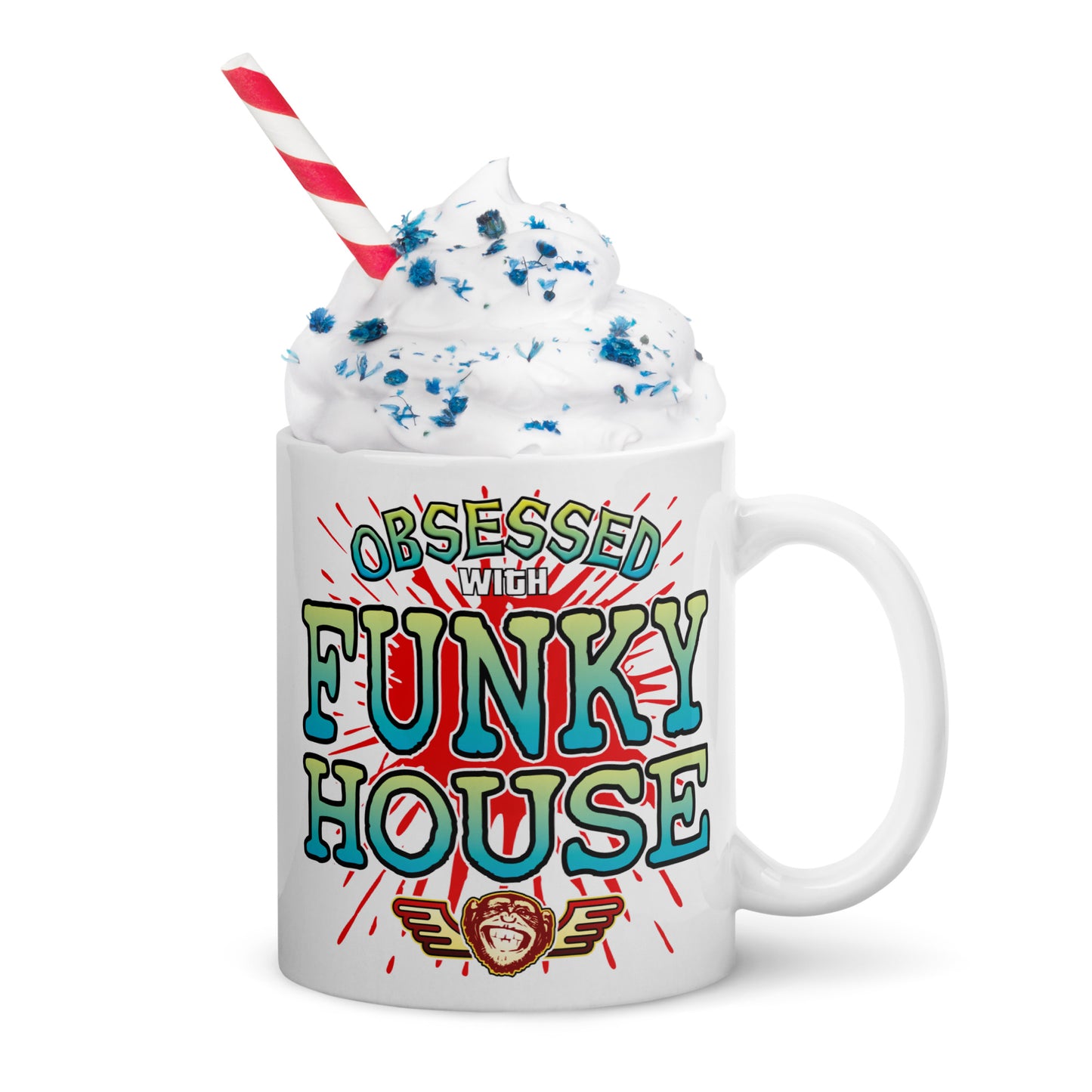 Funky House Ceramic Mug