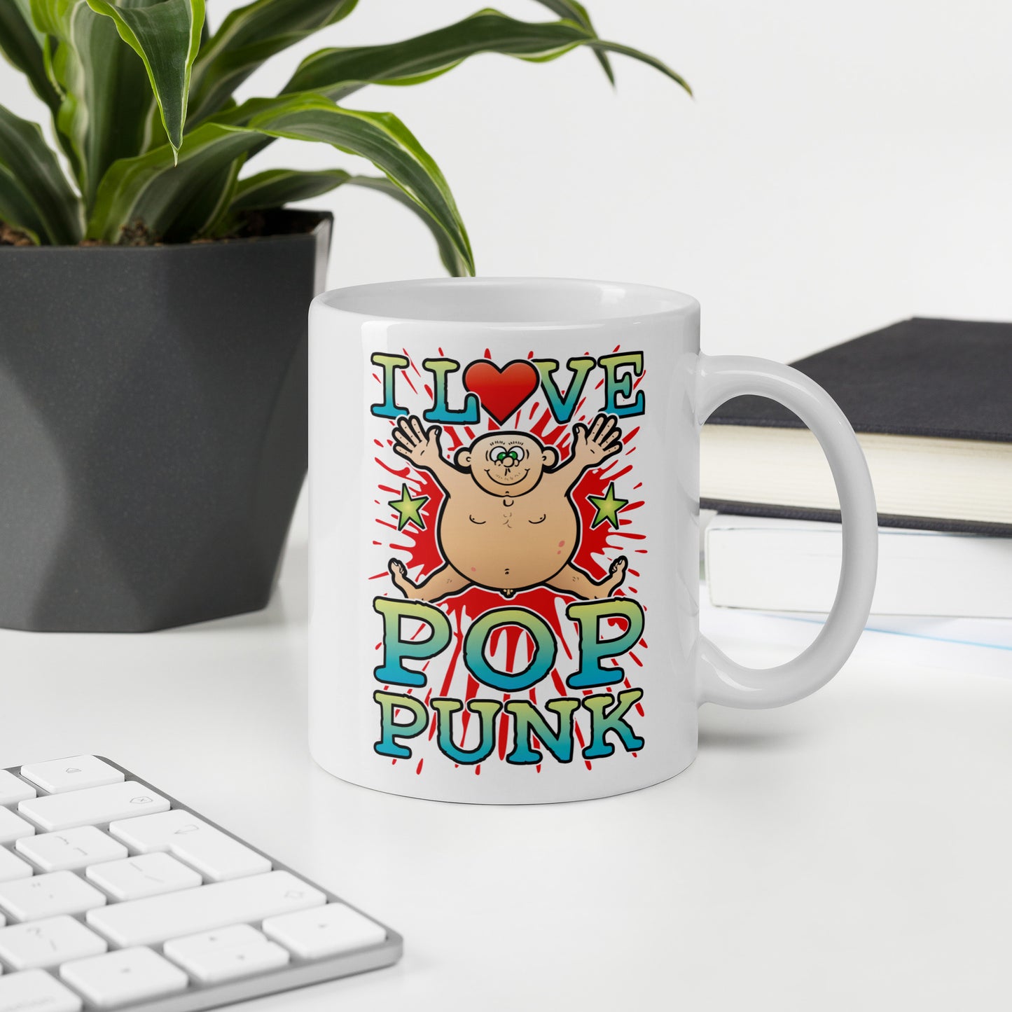 I Love Pop Punk Ceramic Mug