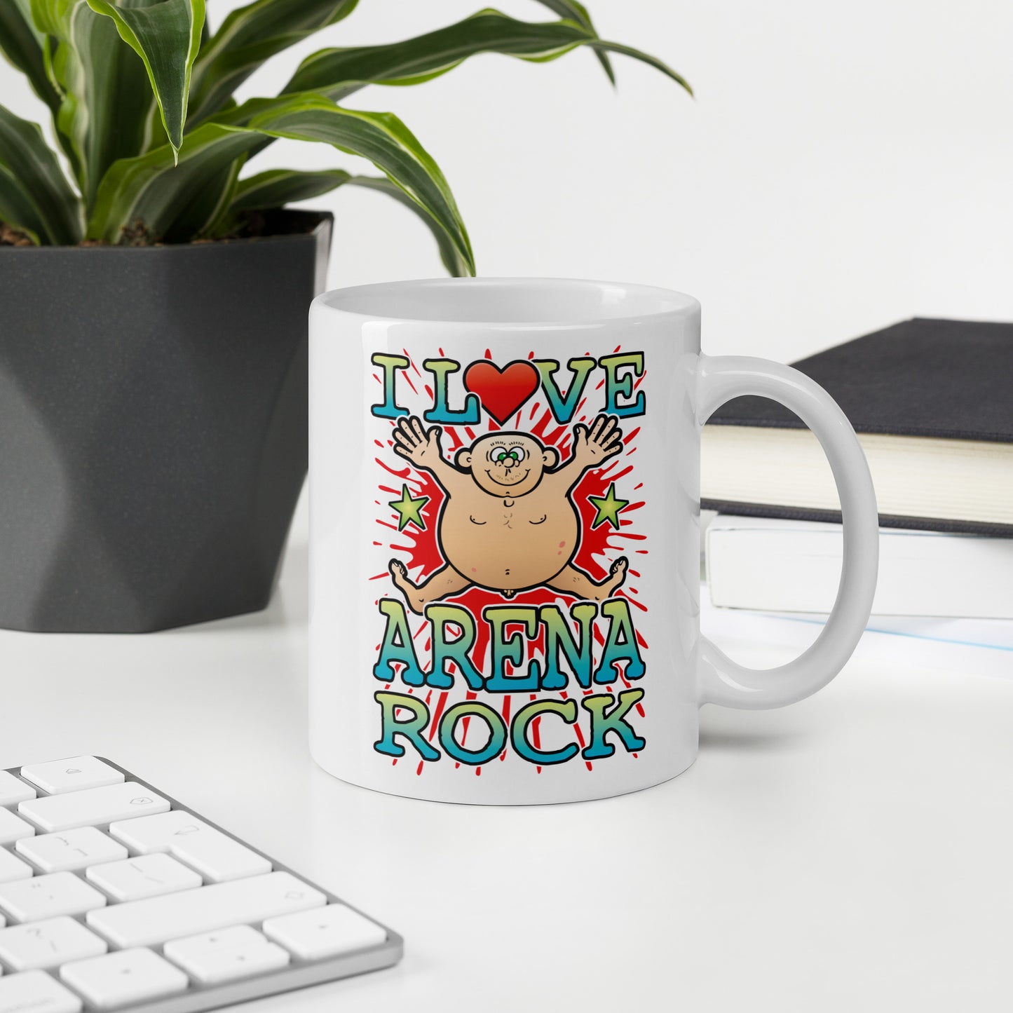 I Love Arena Rock Ceramic Mug