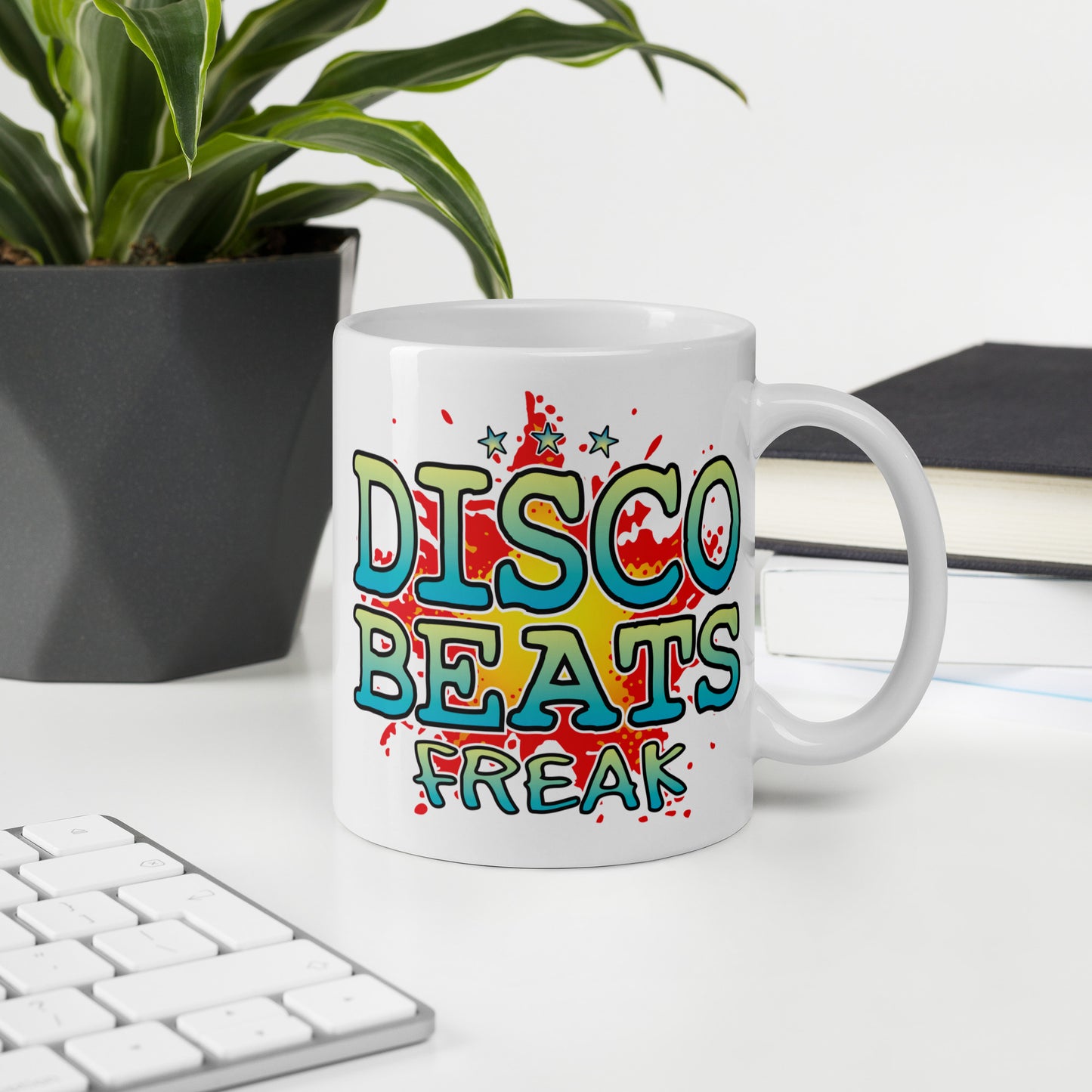 Disco Beats Ceramic Mug