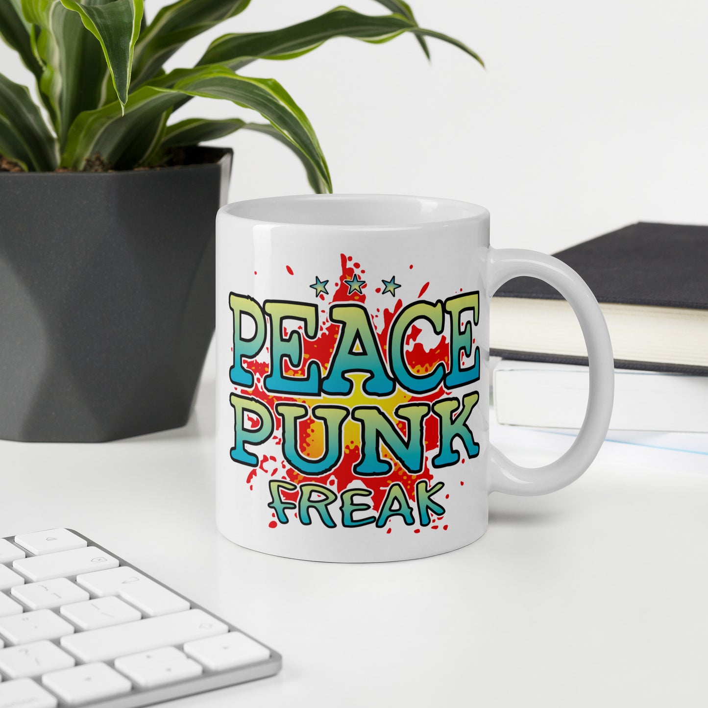 Peace Punk Ceramic Mug
