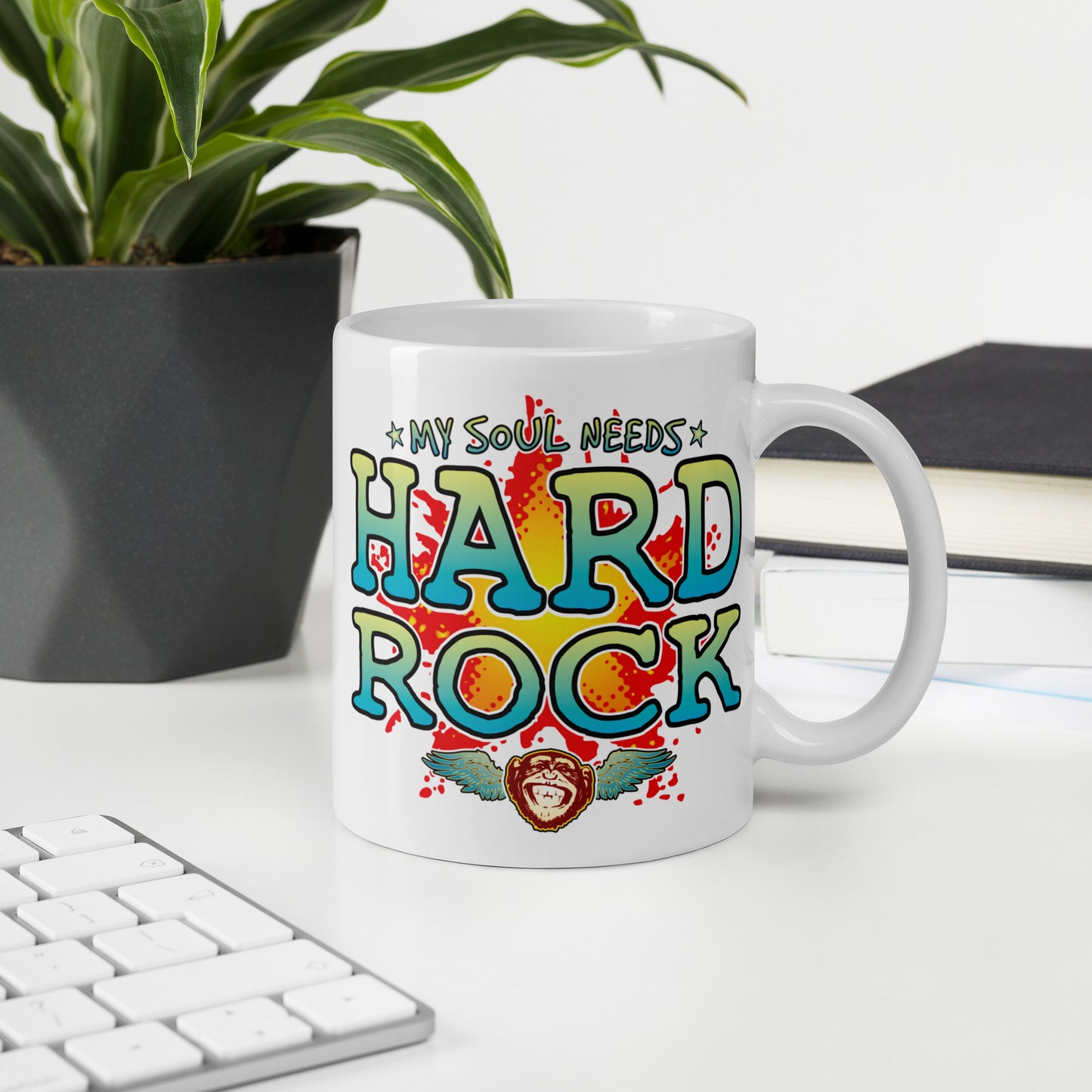 Hard Rock 11oz White Ceramic Soul Mug