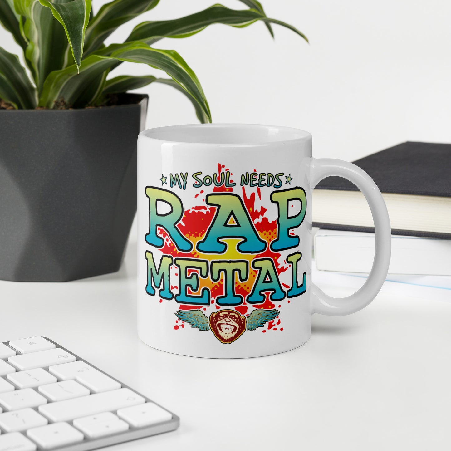 Rap Metal 11oz White Ceramic Soul Mug