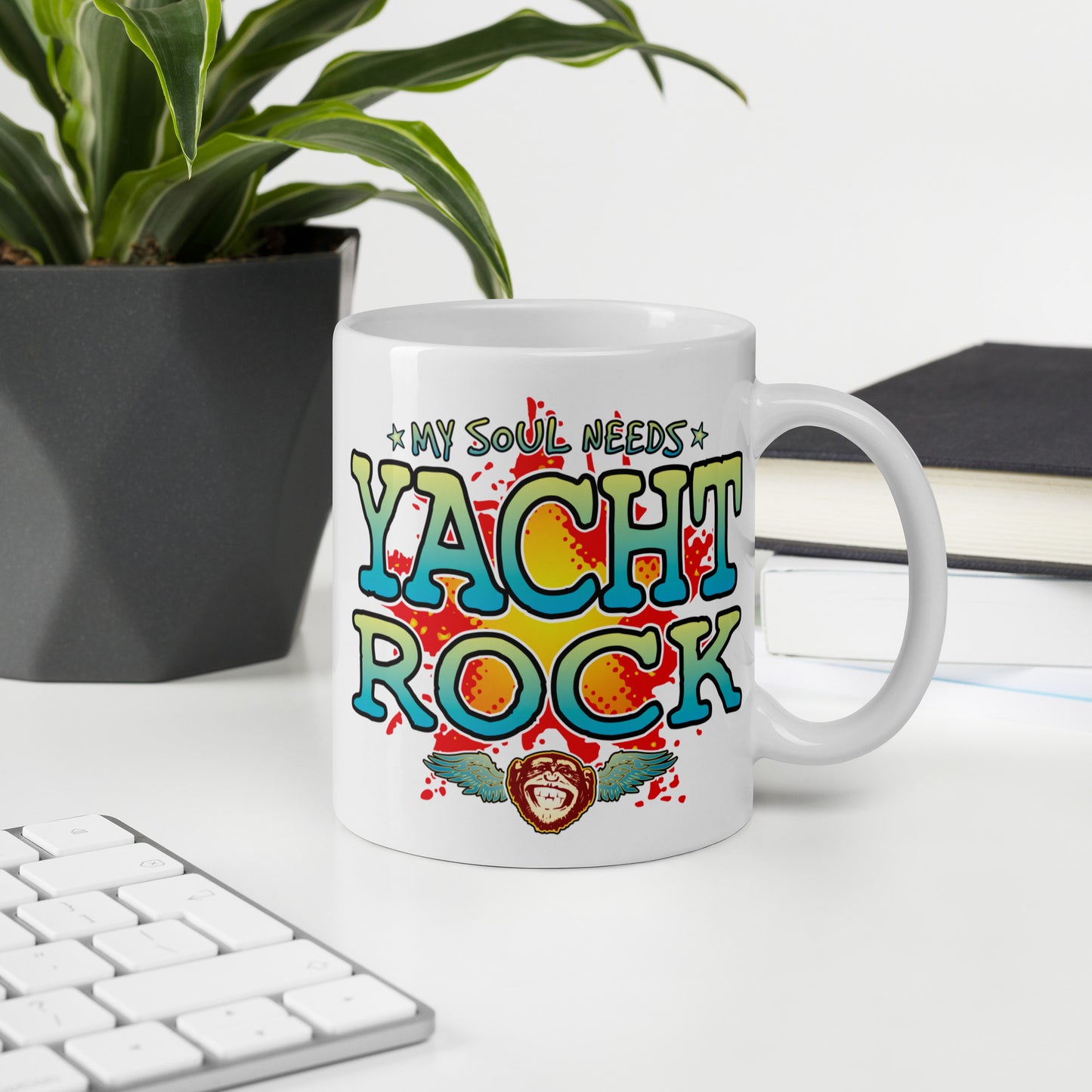 Yacht Rock 11oz White Ceramic Soul Mug