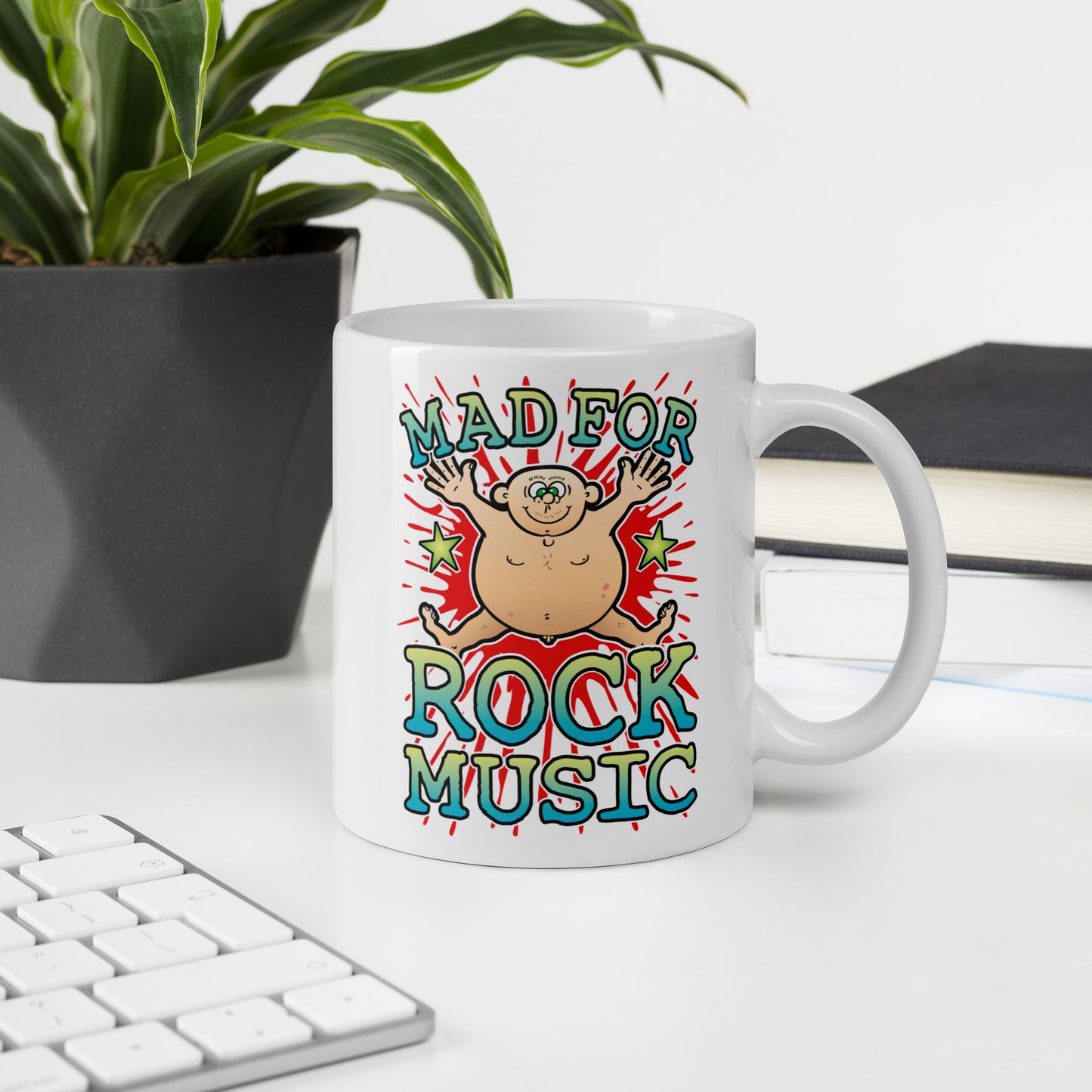 Mad For Rock Music Mug