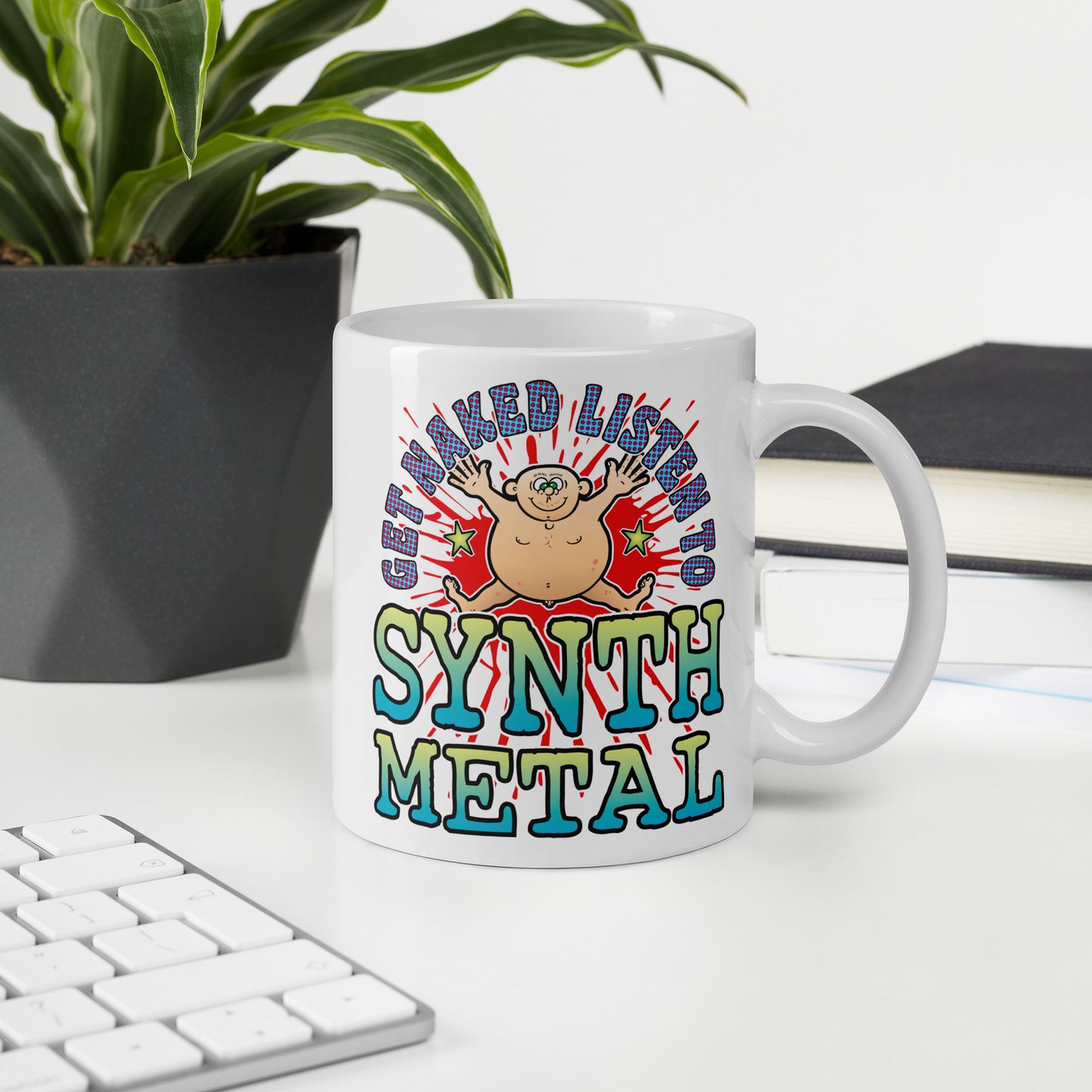 Synth Metal Ceramic Mug