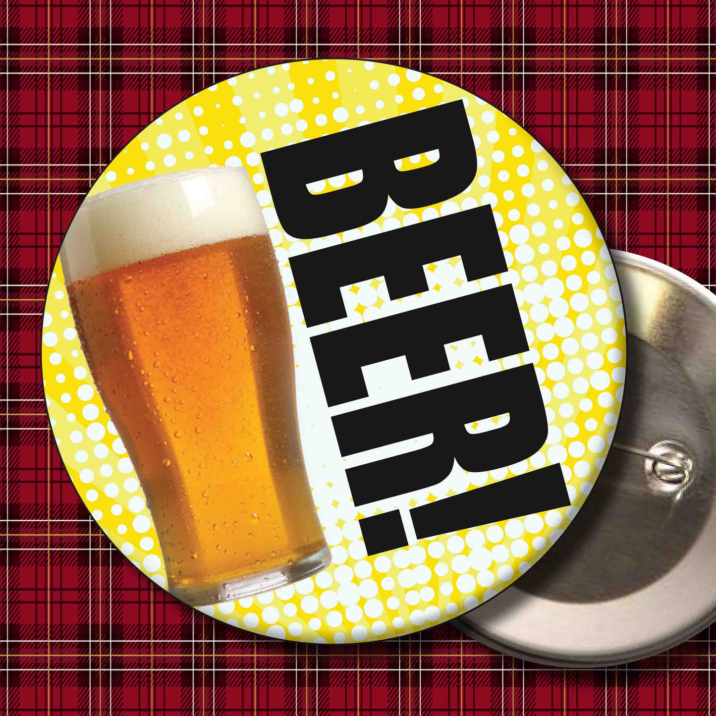 Beer! Art Print + Badge + Bottle Opener + Birthday Card