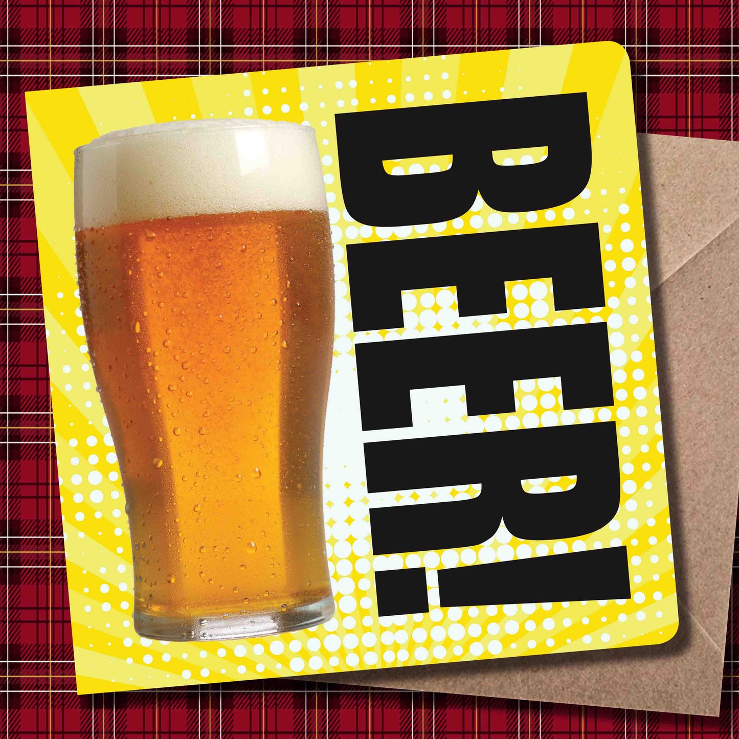 Beer! Art Print + Badge + Bottle Opener + Birthday Card