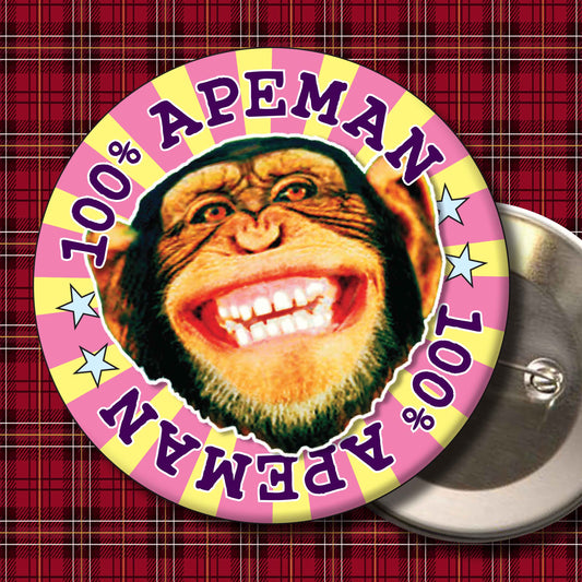 100% Apeman Badge + Bottle Opener