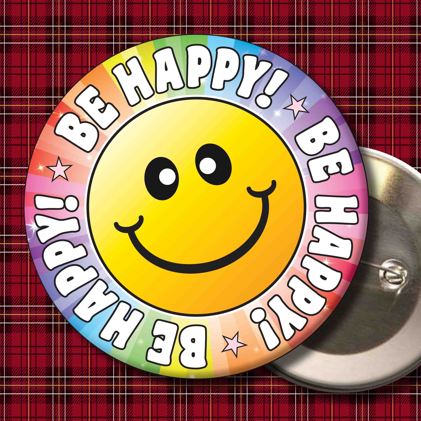 Be Happy! Art Print + Badge + Bottle Opener + Greetings Card