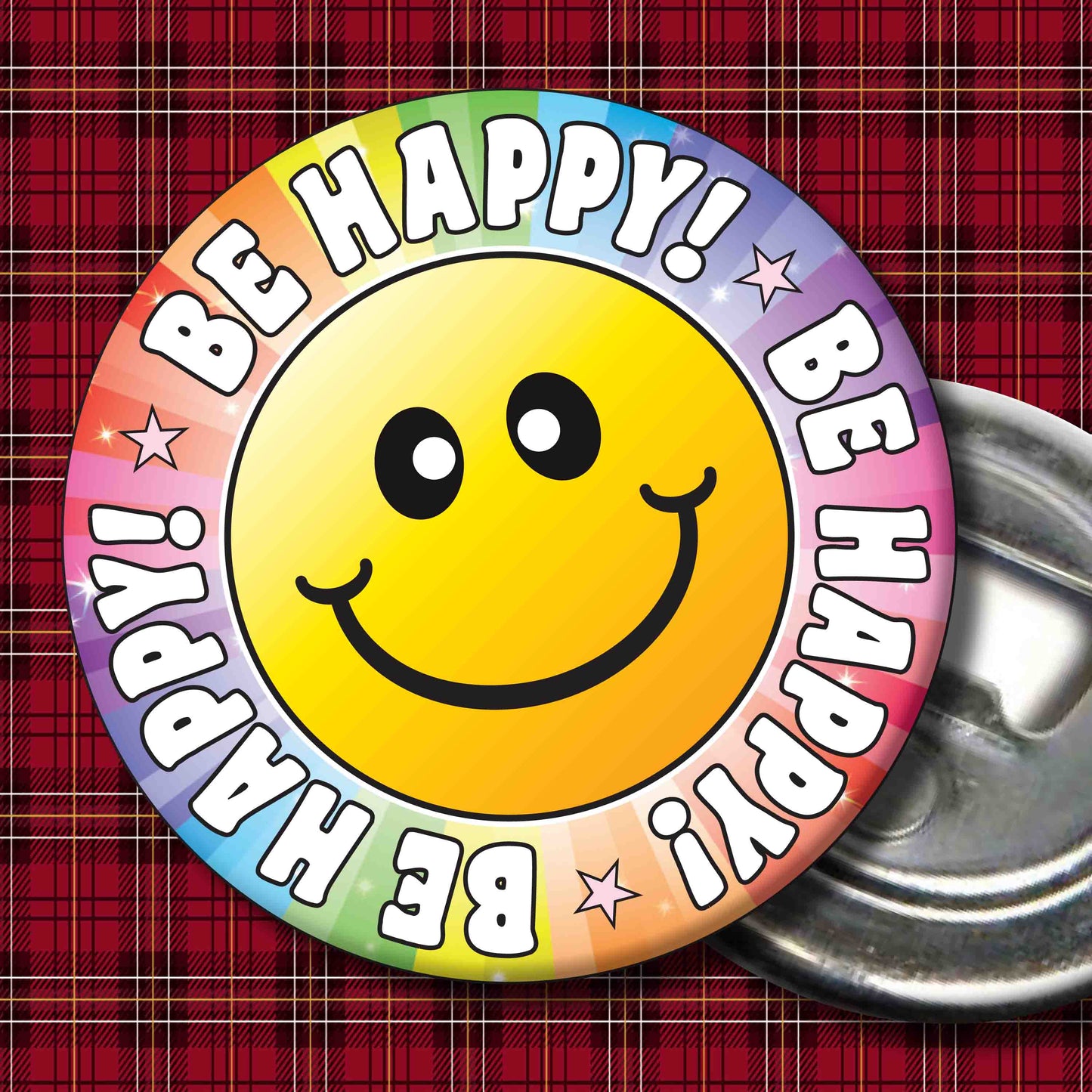 Be Happy! Art Print + Badge + Bottle Opener + Greetings Card