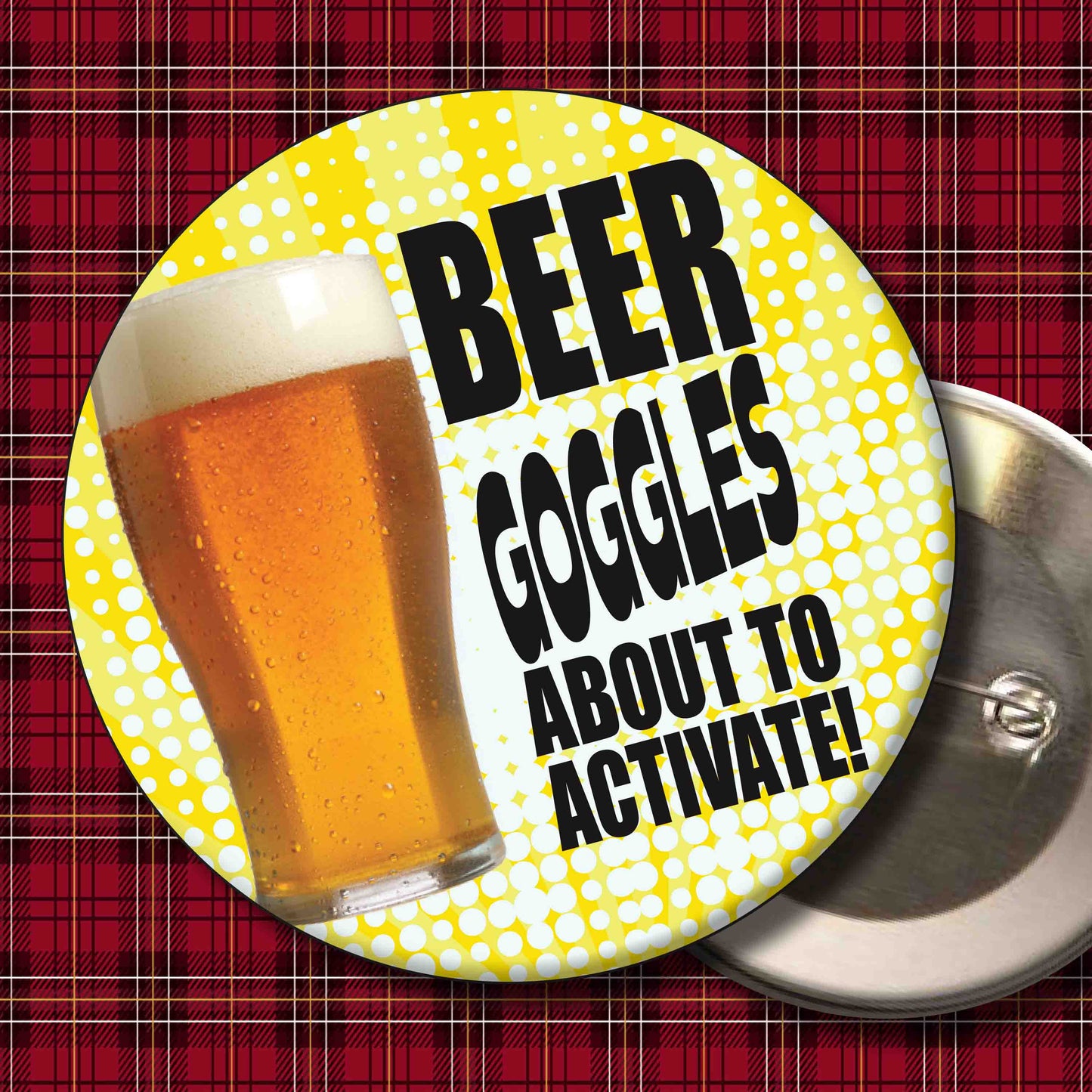 Beer Goggles Art Print + Badge + Bottle Opener + Birthday Card