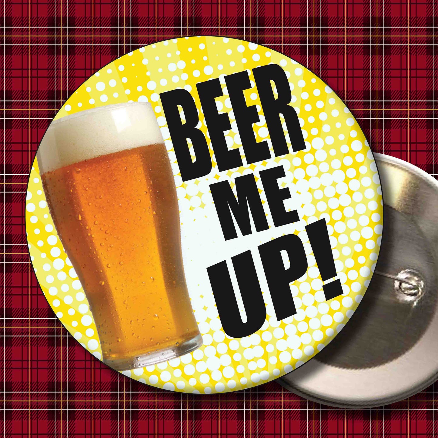 Beer Me Up! Art Print + Badge + Bottle Opener + Birthday Card