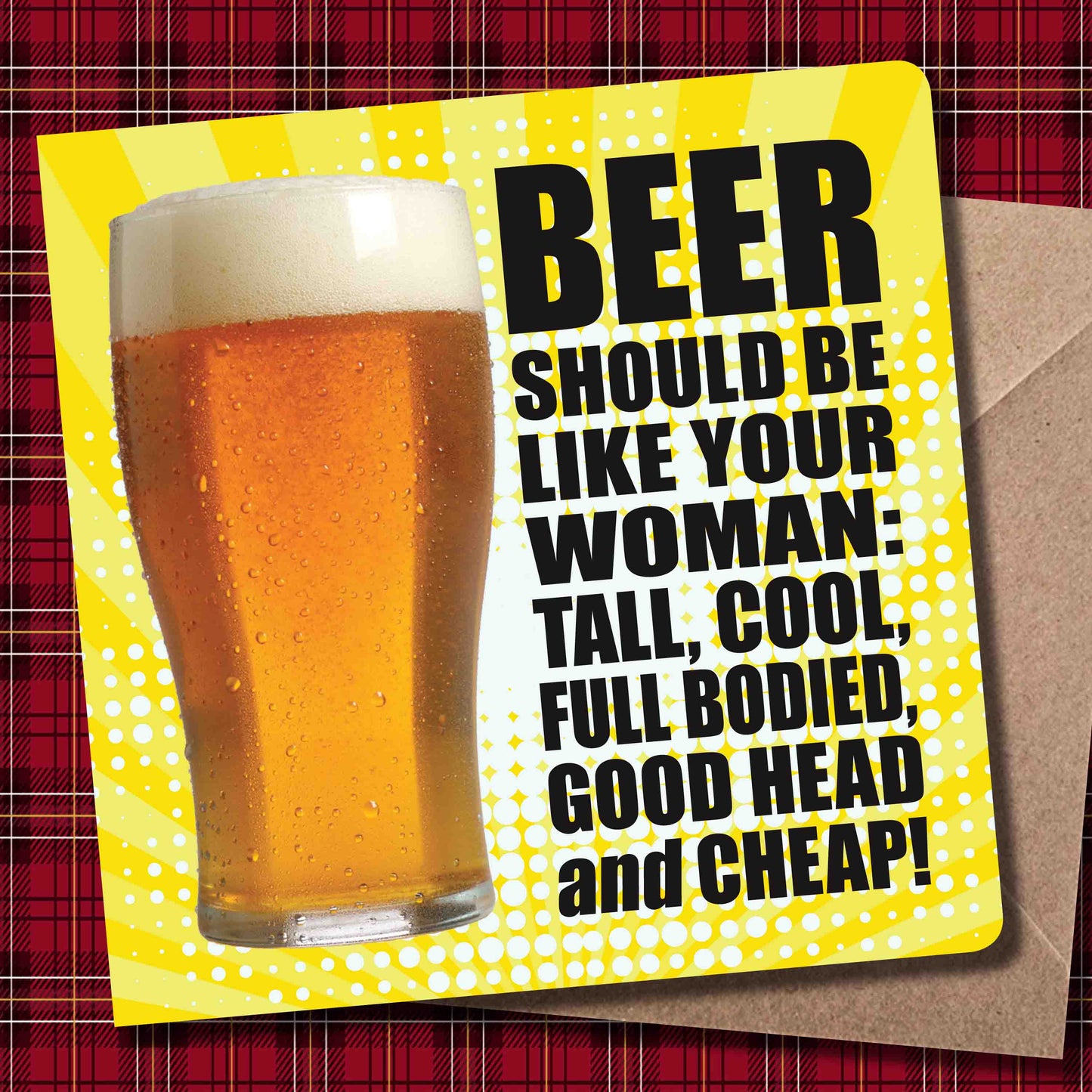 Beer And Women Art Print + Badge + Bottle Opener + Birthday Card