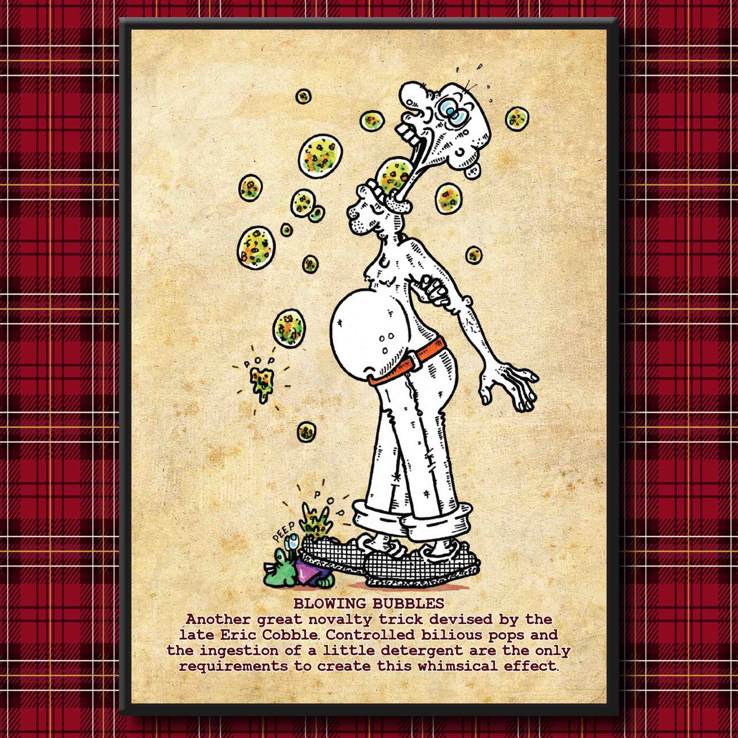 Blowing Bubbles Art Print