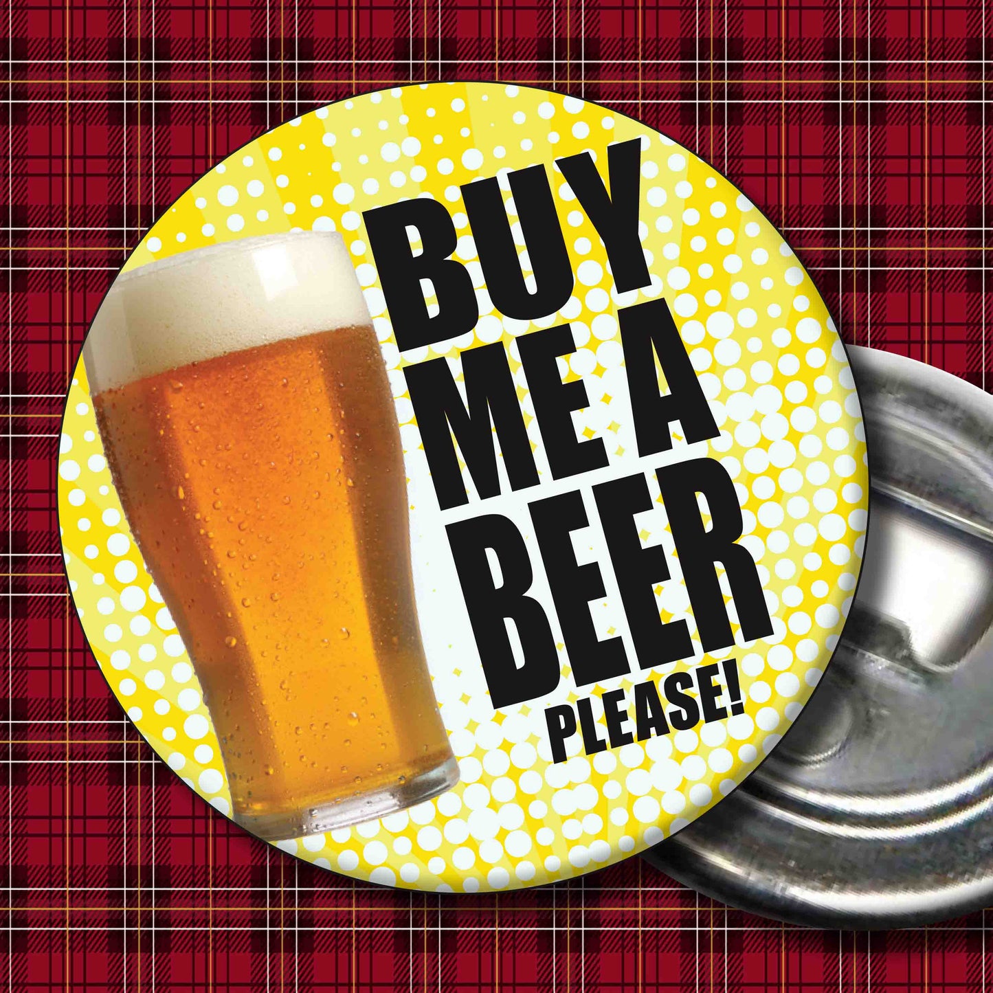 Beer Please! Art Print + Badge + Bottle Opener + Birthday Card
