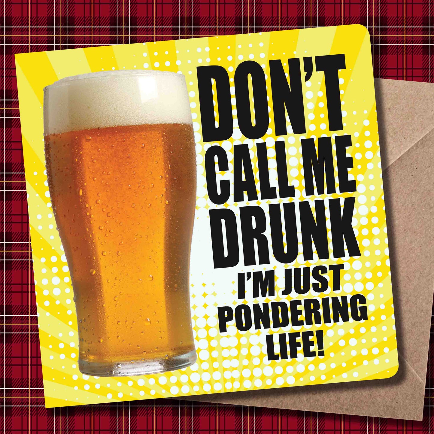 Don't Call Me Drunk! Art Print + Badge + Bottle Opener + Birthday Card