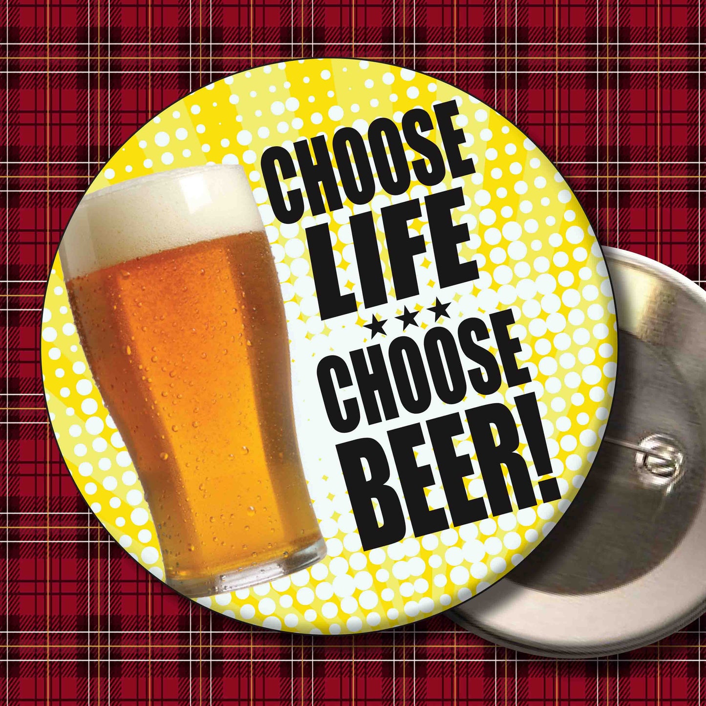Choose Beer Art Print + Badge + Bottle Opener + Birthday Card