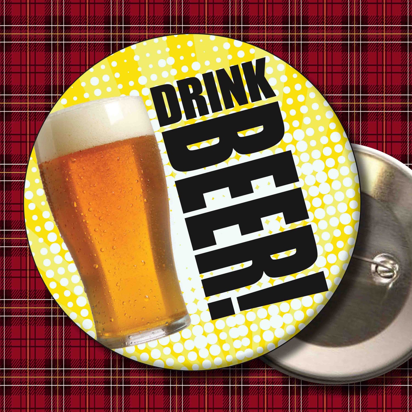 Drink Beer! Art Print + Badge + Bottle Opener + Birthday Card