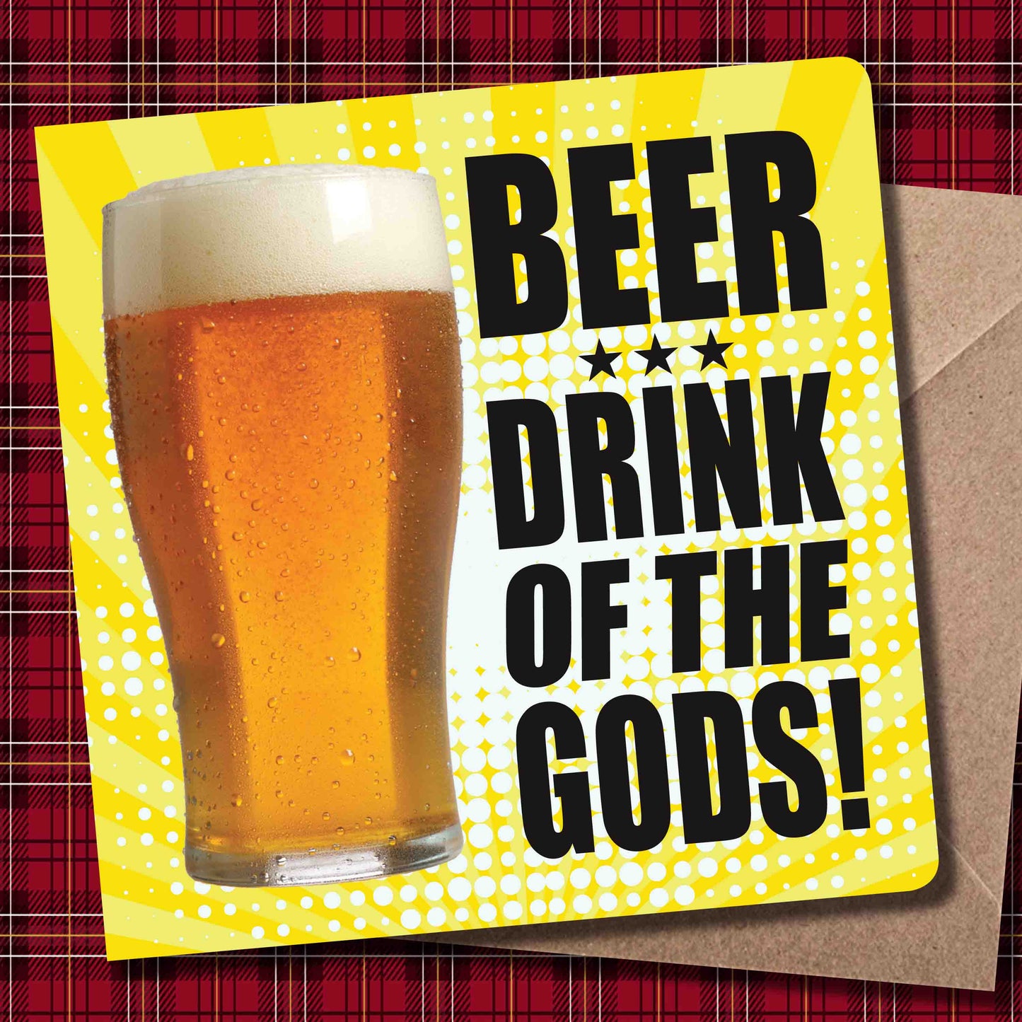 Beer Gods Art Print + Badge + Bottle Opener + Birthday Card
