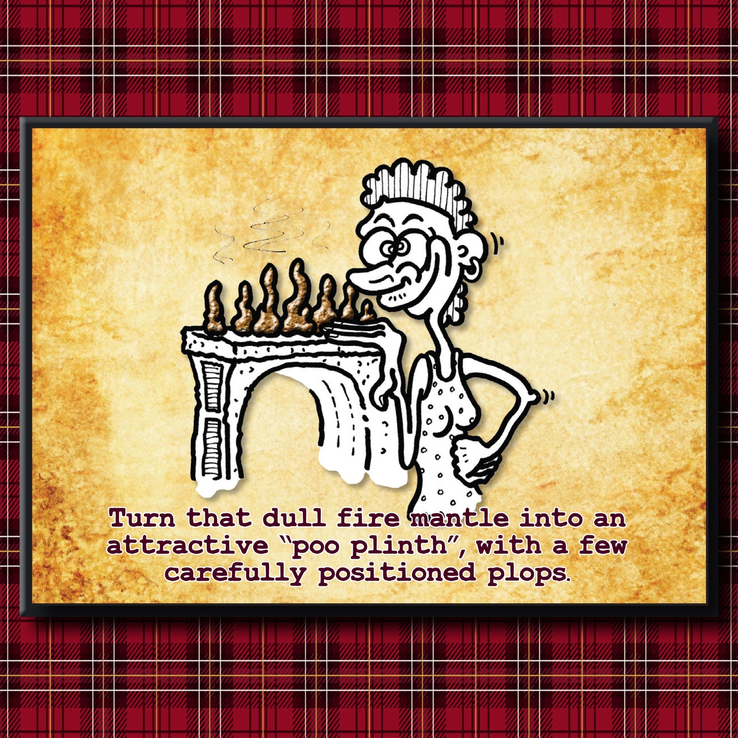 Fire Mantle Tat - Dog Poo Art Print