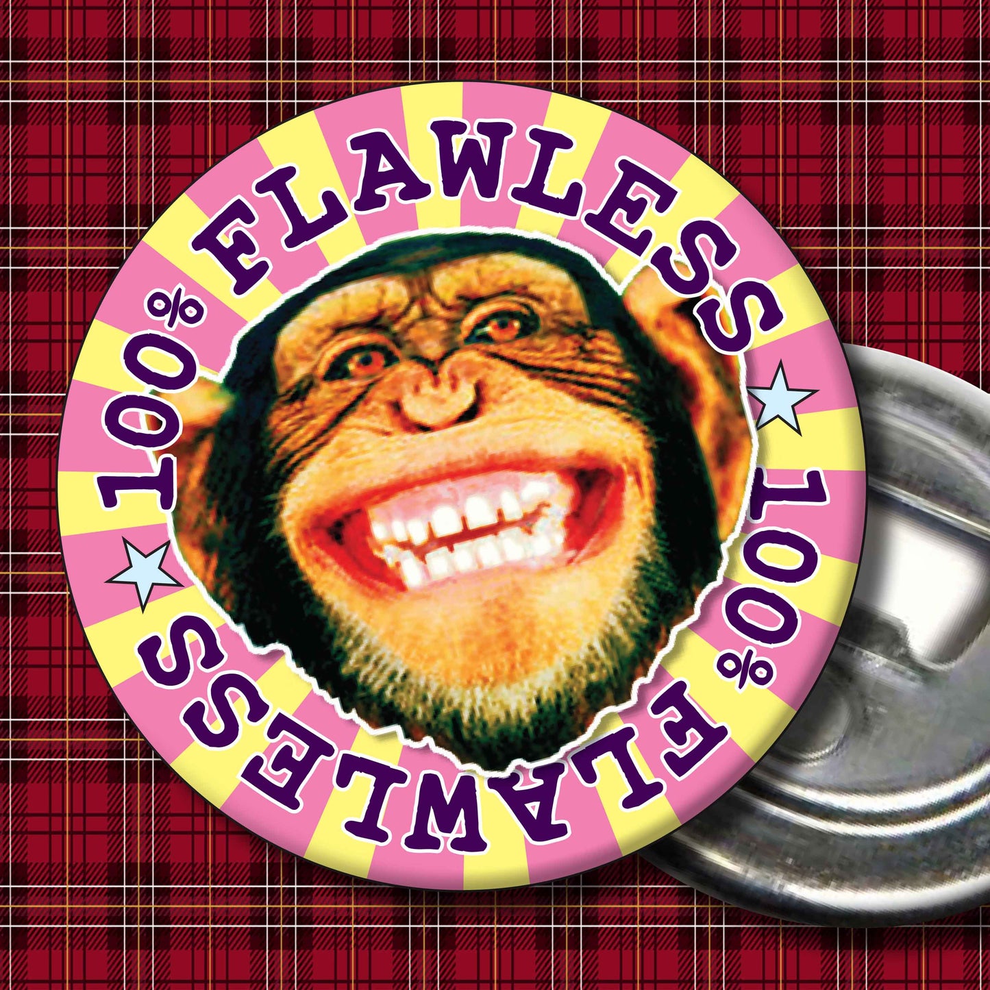 100% Flawless Badge + Bottle Opener