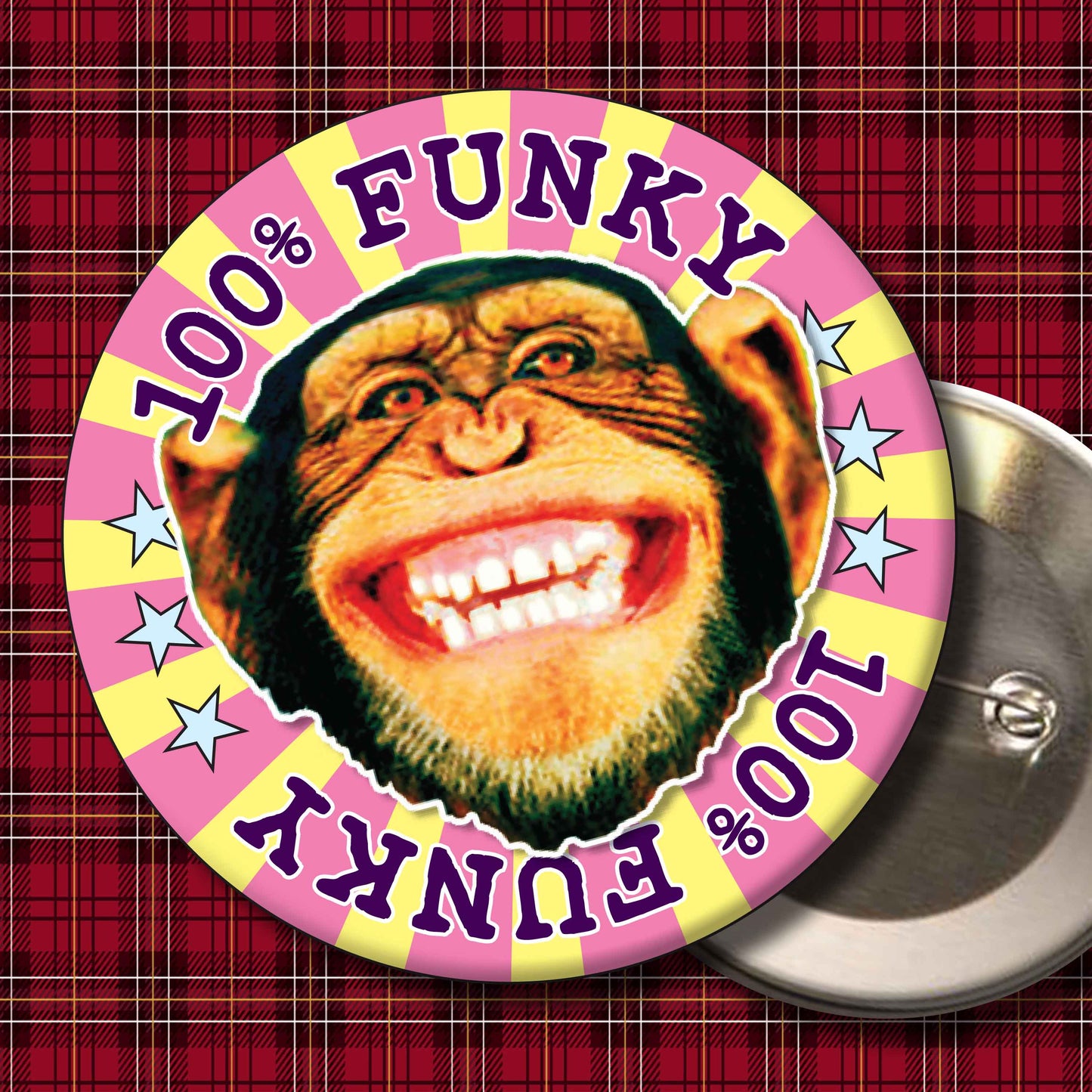 100% Funky Badge + Bottle Opener