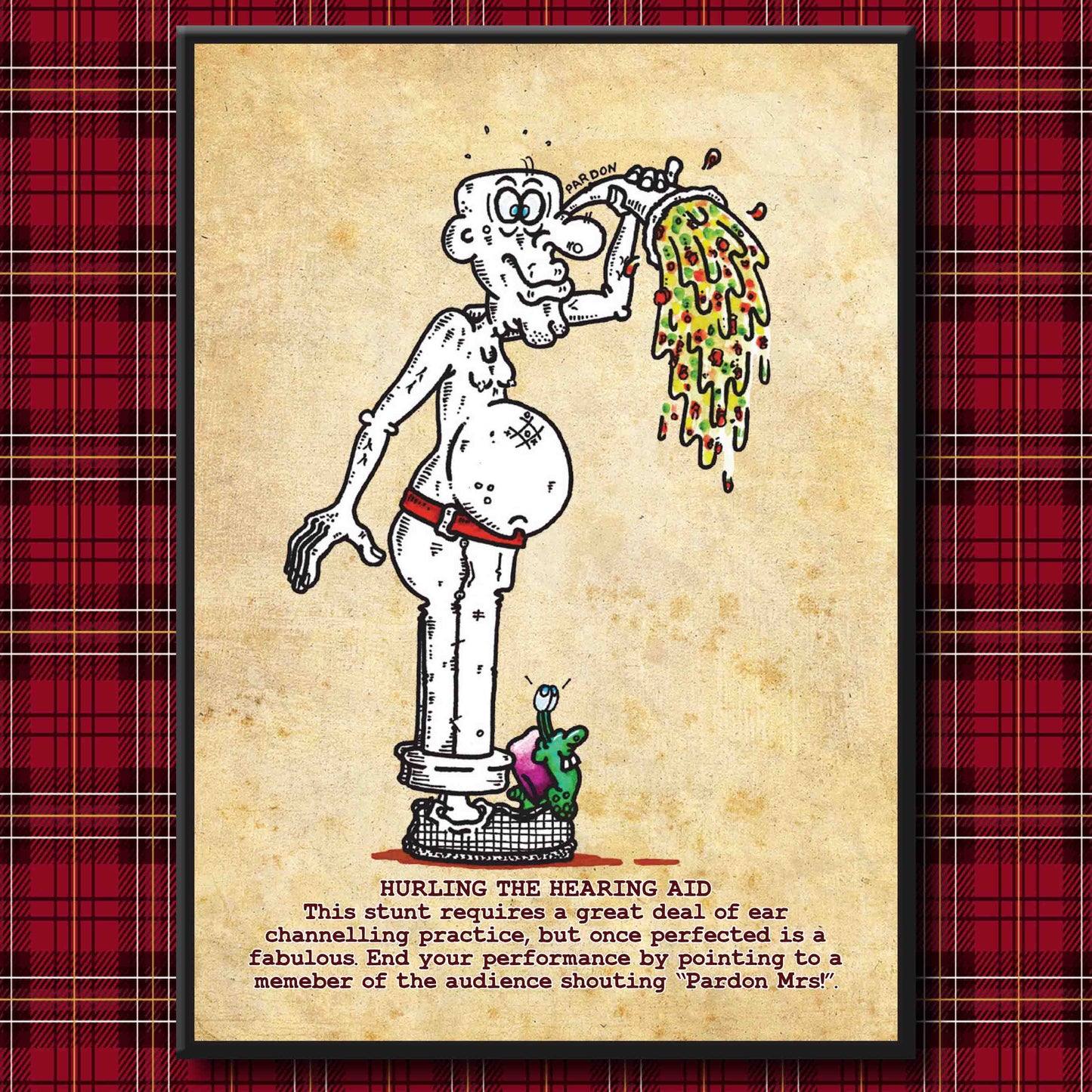 Hurling The Hearing Aid Art Print
