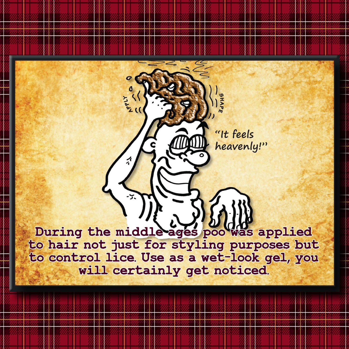 Heavenly Hair Gel - Dog Poo Art Print