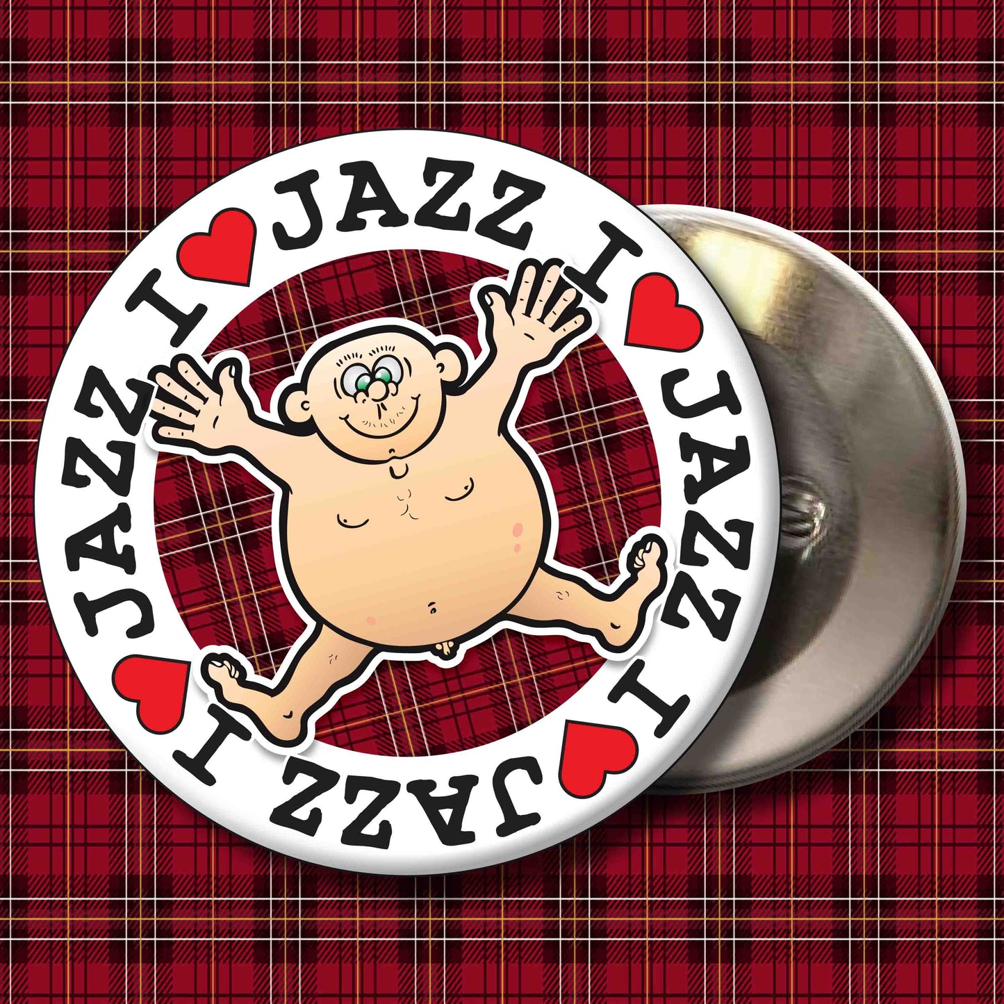 Fat Man "I Love Jazz Dudes" Art Print + Stuff