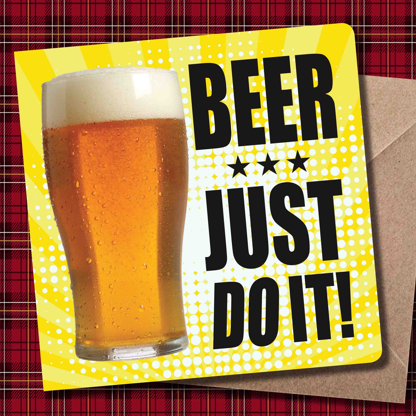 Beer Intellect Art Print + Badge + Bottle Opener + Birthday Card