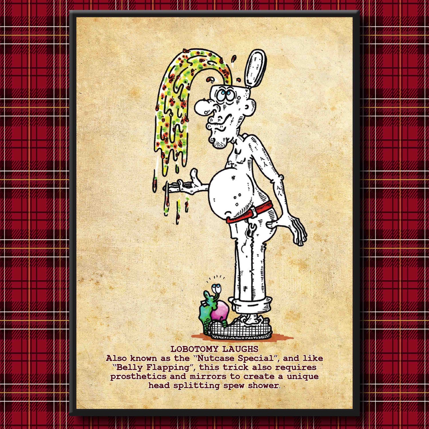Lobotomy Laughs Art Print