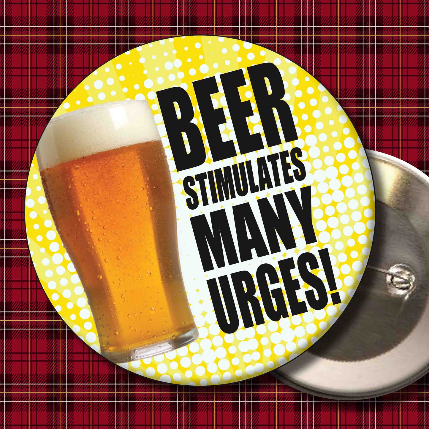 Beer Urges Art Print + Badge + Bottle Opener + Birthday Card