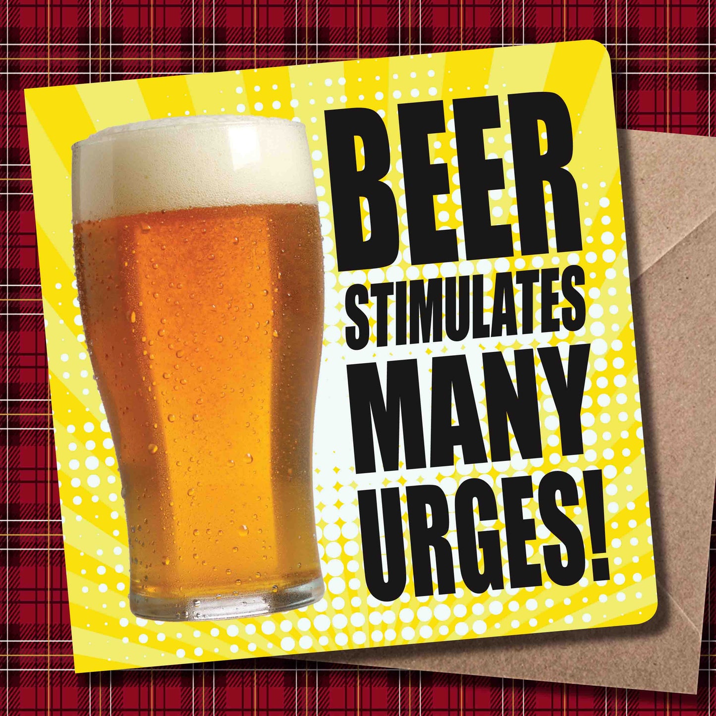 Beer Urges Art Print + Badge + Bottle Opener + Birthday Card