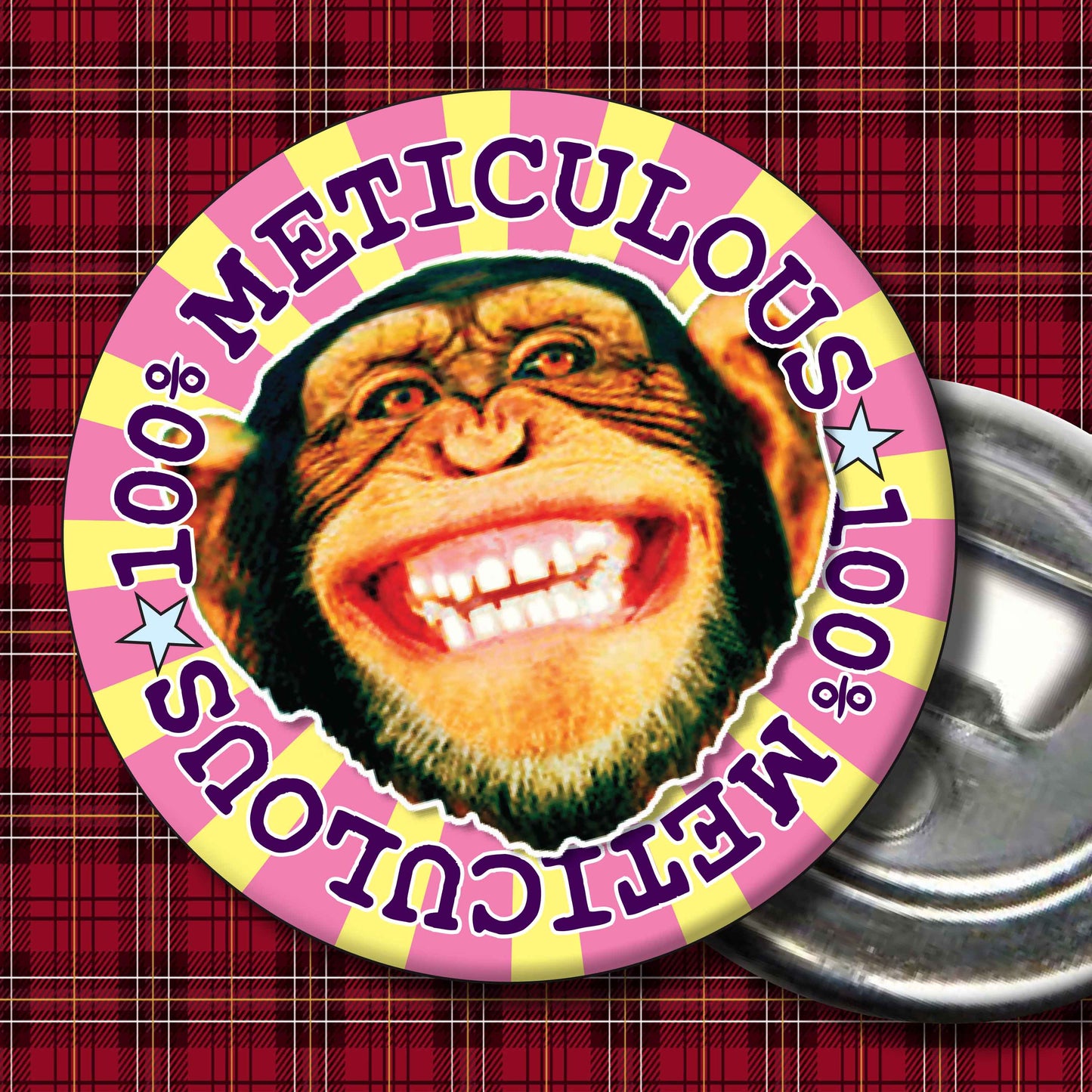 100% Meticulous Badge + Bottle Opener