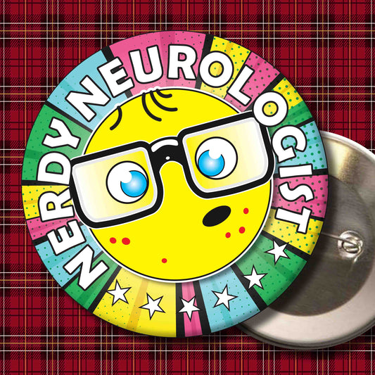 Neurologist Metal Pin Badge + Bottle Opener